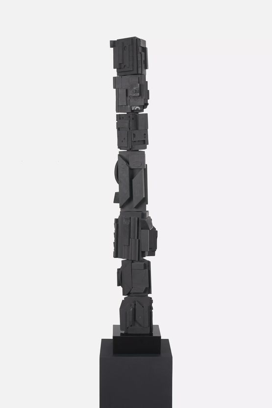 Rainforest Night Presence Column by Louise Nevelson contemporary artwork Sculpture