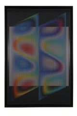 Spazi animati by Alberto Biasi contemporary artwork painting