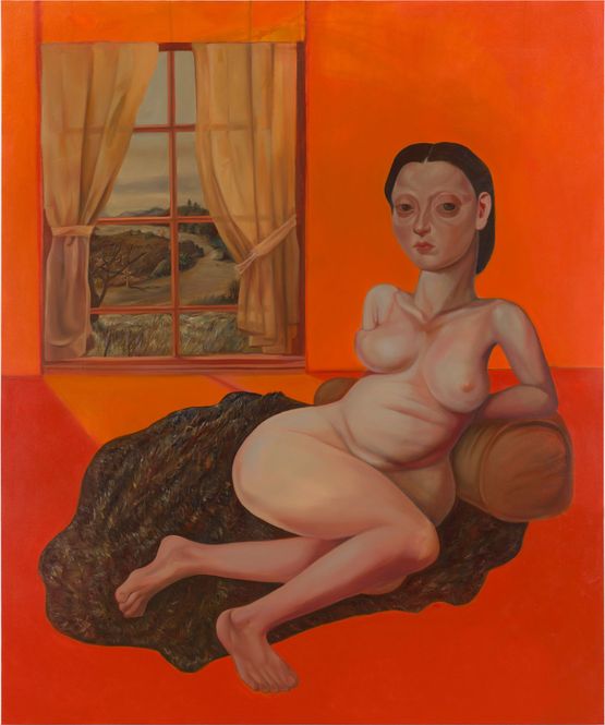 Hide out by Jess Valice contemporary artwork Painting