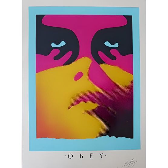 Shadowplay Paris Colourway by Shepard Fairey contemporary artwork Print