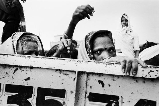 Land of a Thousand Struggles People in Robertsganj Uttar Pradesh joined us for the Rozgar Adhikar Yatra rally on their tractors. Most of the rallies were led by women by Sohrab Hura contemporary artwork Photography