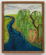 Under the Weeping Willow by Masao Nakahara contemporary artwork painting