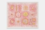 Sentier pour un soi negatif damier by Achraf Touloub contemporary artwork Works on Paper