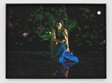 Untitled Down by the Spanish River stained in sugarcane by Christopher Udemezue contemporary artwork print