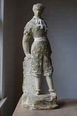 Woman with Silver Bracelet by Linda Marrinon contemporary artwork sculpture