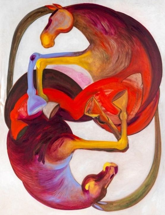 Saturation of the Soul II by Estelle Tcha contemporary artwork Painting