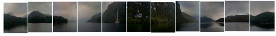 Nine Fathoms Passage 27. 6. 2014 - 1. 7. 2014. After William Hodges Waterfall in Dusky Bay with a Maori Canoe 1775-7 by Mark Adams contemporary artwork Photography