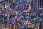 The Blue Moment 8 Hong Kong by Romain Jacquet-Lagreze contemporary artwork Photography