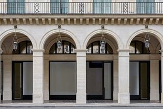 Gagosian contemporary art gallery in rue de Castiglione Paris France