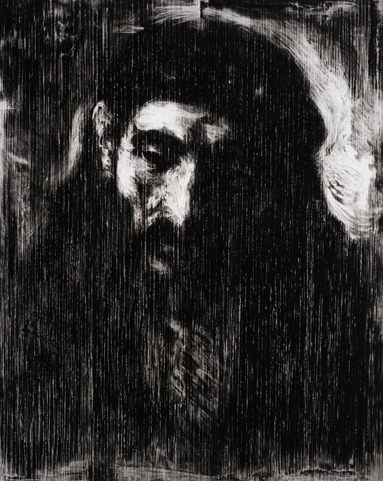 Head of Christ by Robert Longo contemporary artwork Print
