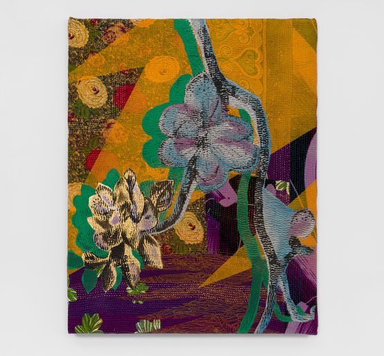 Patterned Flowers by Shezad Dawood contemporary artwork Painting