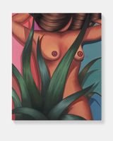 Le serpent qui danse by Julie Curtiss contemporary artwork painting works on paper