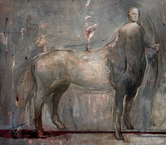 Centaur by Oleksii Shcherbak contemporary artwork Painting