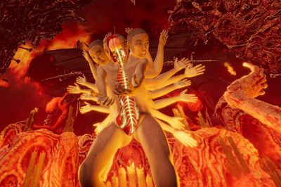 Lu Yang Destroys Self in Motion Capture Performance