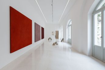 Contemporary art exhibition Lorenzo Brinati Non Rendere Il Visibile Ma Rendilo Visibile at Cadogan Gallery Milan Italy