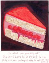 So What Can You Expect You Dont Have to be Freud to see This Was One Cockeyed Way to Enter The World by Bianca Kennedy contemporary artwork drawing