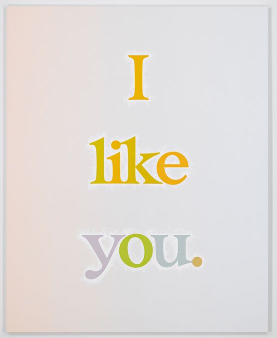 I like you. by Ricci Albenda contemporary artwork Painting