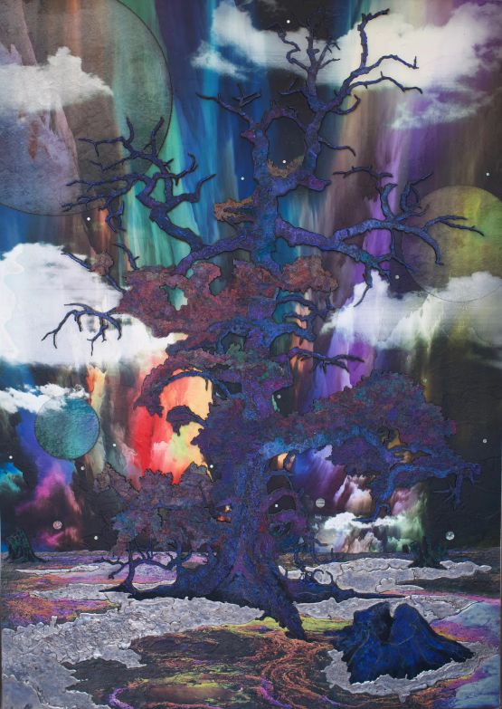 Tree with Foliage by Matthew Day Jackson contemporary artwork Painting