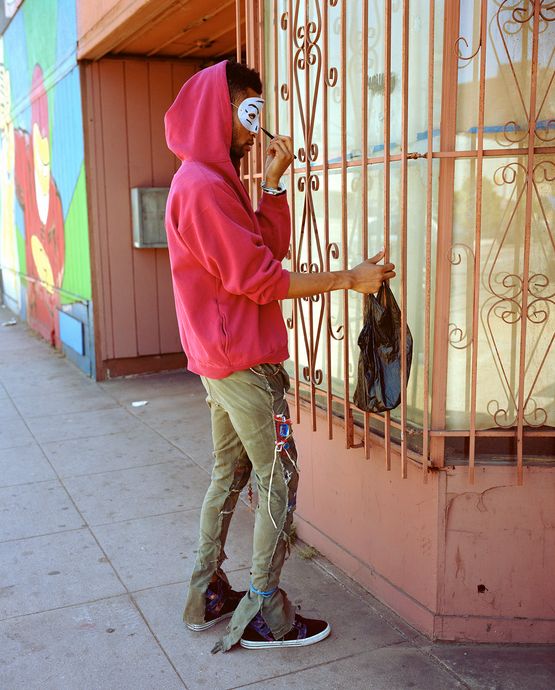 Mask maker by Jeff Wall contemporary artwork Works on Paper