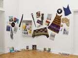 LAbecedaire de Georges Adeagbo la civilisation parlant et faisant voir la culture.. by Georges Adeagbo contemporary artwork painting works on paper sculpture photography print installation textile