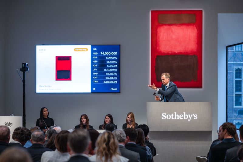 85.7m Rothko Leads First Night of New York Sales