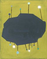 Er Sie Symmetrie halbwegs by Henriette Grahnert contemporary artwork painting works on paper