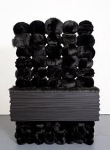 Black Gardens detail by Kathy Temin contemporary artwork sculpture