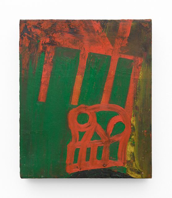Untitled by Chris Martin contemporary artwork Painting