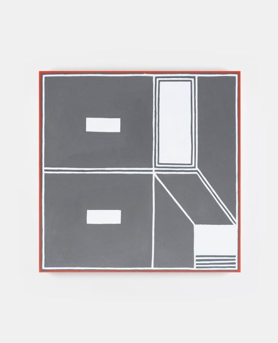 grey by Nathalie Du Pasquier contemporary artwork Painting