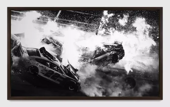 Untitled Daytona Crash by Robert Longo contemporary artwork Works on Paper