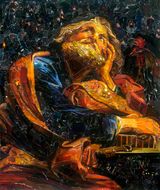 Repro Saints Saint Peter after Girolamo Batoni by Vik Muniz contemporary artwork print