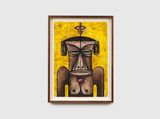 Head by Anwar Jalal Shemza contemporary artwork painting