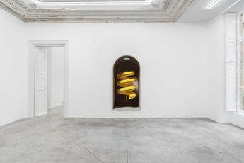 Contemporary art exhibition Mehdi Ghadyanloo Monument on Hope at Almine Rech Paris Rue de Turenne France
