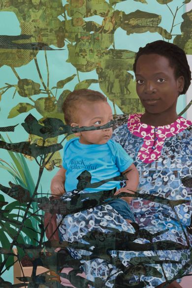 Njideka Akunyili Crosby Layers Up at David Zwirner L.A.