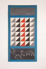 P5 - Ancient Egyptian triangles with plants by Chant Avedissian contemporary artwork painting