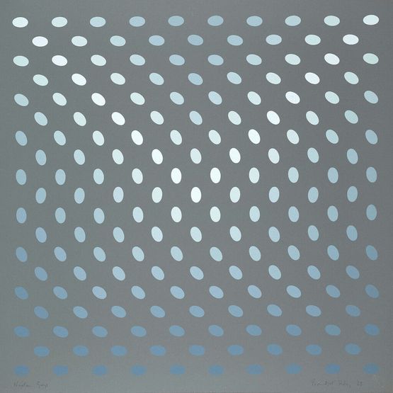 Nineteen Greys A by Bridget Riley contemporary artwork Works on Paper