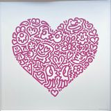 Pop Heart - Jellyfish Passion by Mr Doodle contemporary artwork print