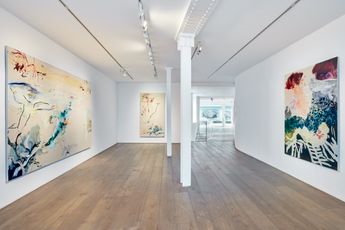 Contemporary art exhibition Araminta Blue Silt at rosenfeld London United Kingdom