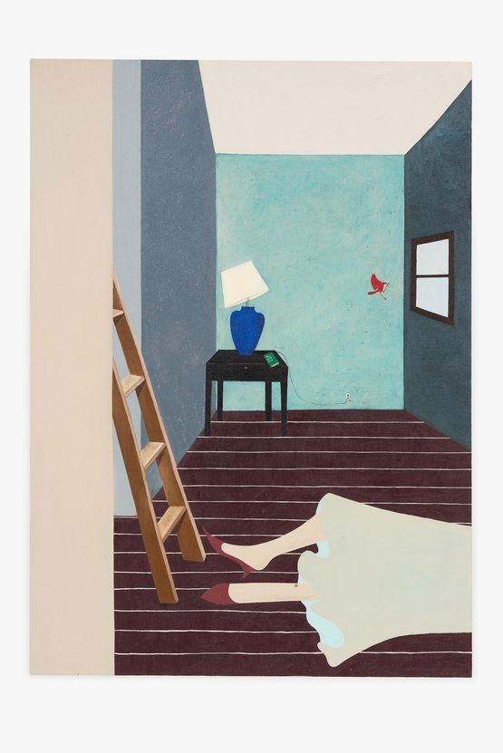 They Were Both Stuck Inside by Clare Rojas contemporary artwork Painting