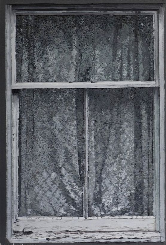 Cottage Window I by Yuan Yuan contemporary artwork Painting