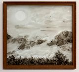 Looking Out by Caroline Rothwell contemporary artwork mixed media