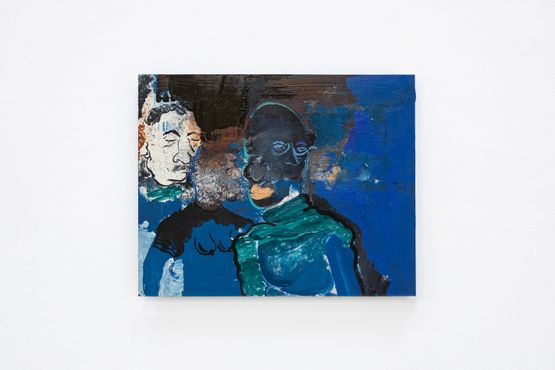 Mr Go left on a fool not in they right mind by Walter Price contemporary artwork Painting