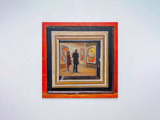 The Collector by Diena Georgetti contemporary artwork Painting