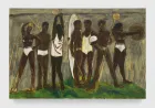 The Performers II by Gideon Appah contemporary artwork Painting