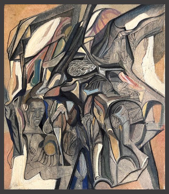 Unsettled Lives 8 by Vikrant Bhise contemporary artwork Painting