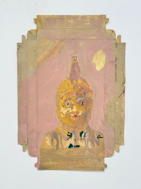 Box with Christmas Ornament by Diana Cepleanu contemporary artwork Painting