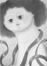 Will You Recognize Me by Diren Lee contemporary artwork drawing works on paper