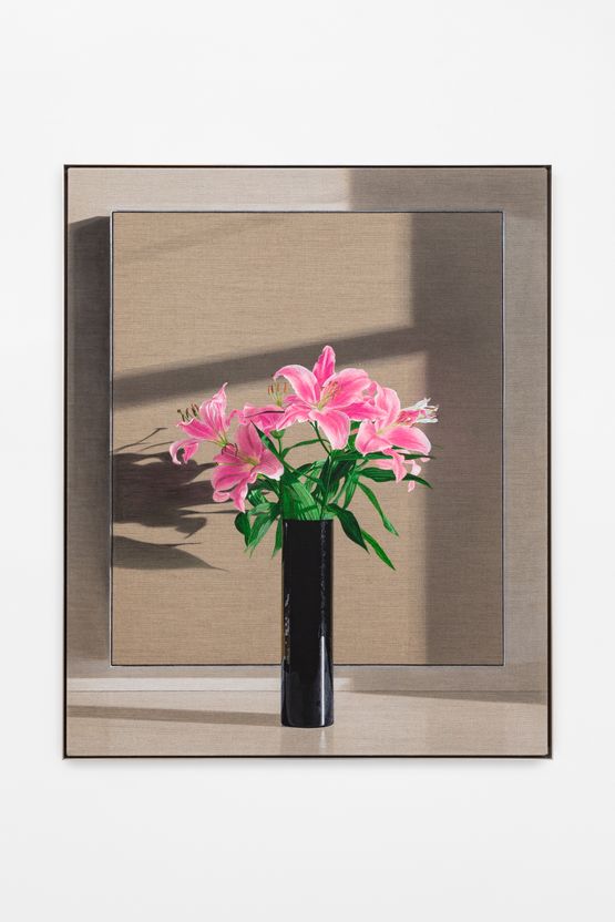 Lillies by Michael Wilkinson contemporary artwork Painting