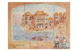 Conversations a Beyrouth by Elie-Philippe Schehade contemporary artwork painting works on paper