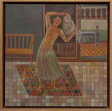 An evening by Noor Mahnun Anum contemporary artwork painting